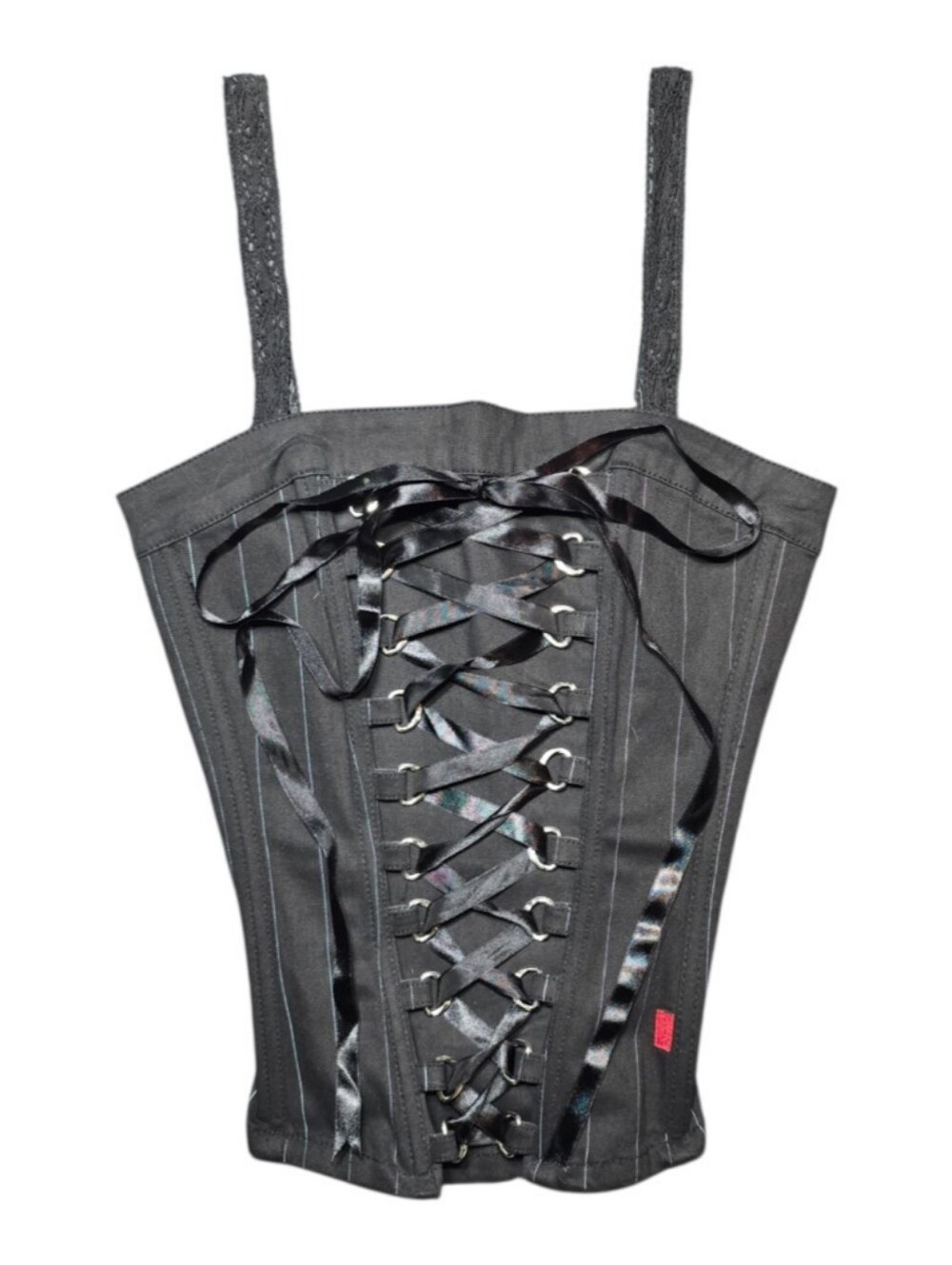 Y2K Tripp NYC Pinstripe Corset Top Medium